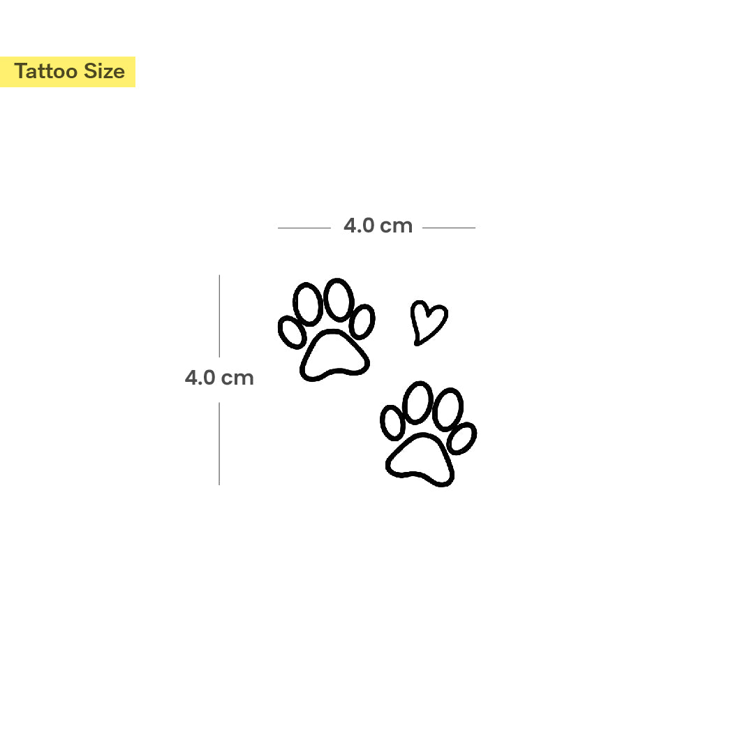 Paw prints