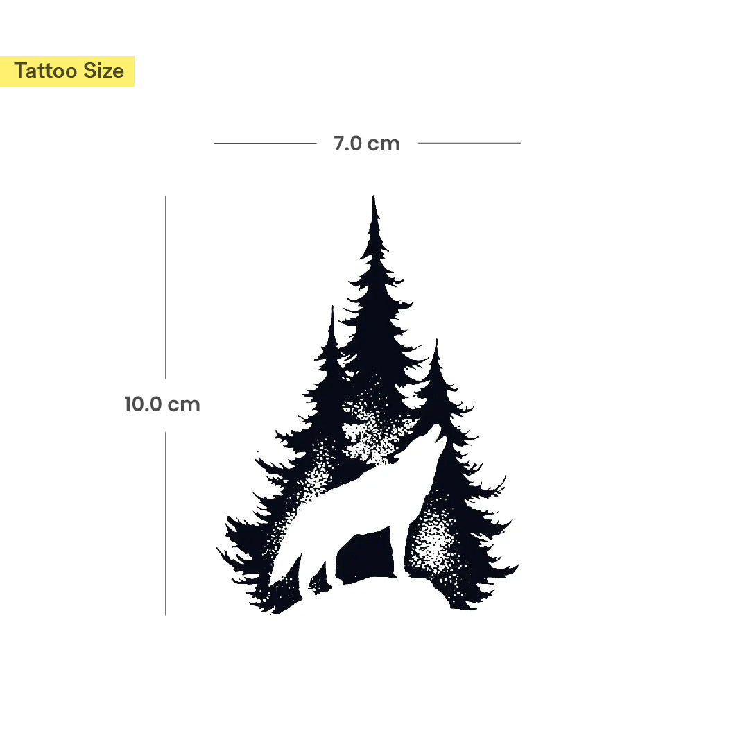 Wolf in the forest