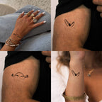 Shrek and Donkey matching tattoo
