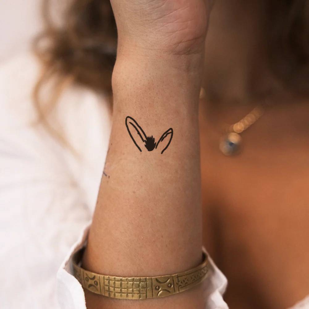 Shrek and Donkey matching tattoo