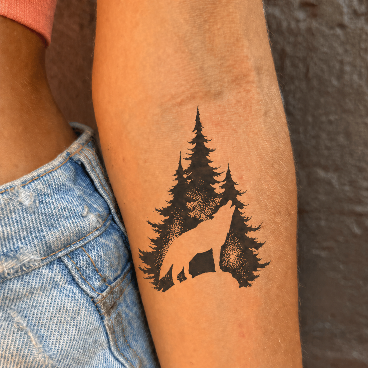 Wolf in the forest